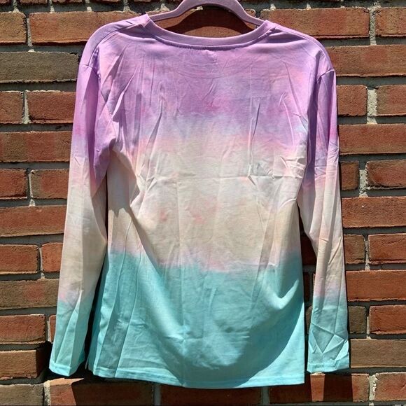 Pastel Tie-Dye Long Sleeve Shirt - Picture 2 of 5